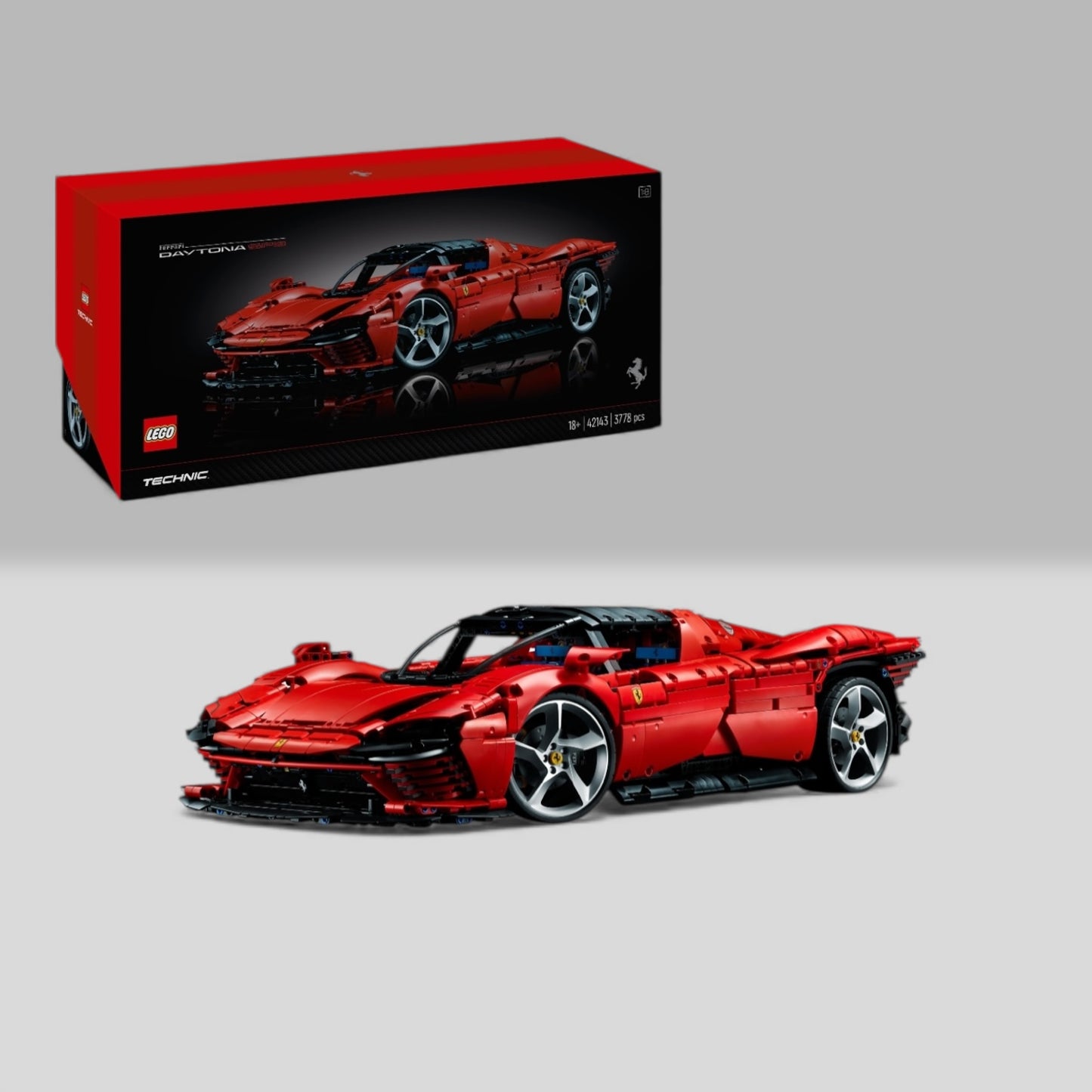 LEGO Technic 42143 Ferrari Daytona SP3 – nowy, nie złożony, komplet!