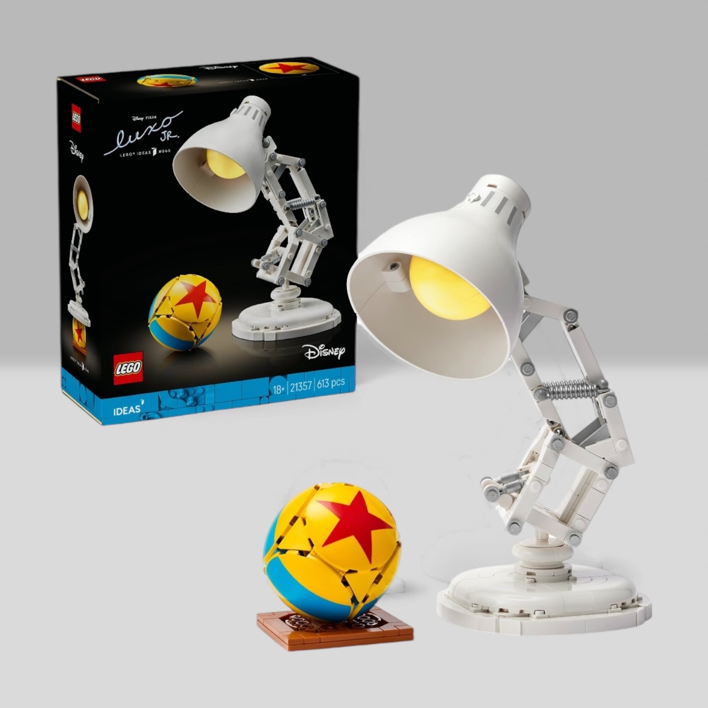 LEGO Ideas 21357 Disney Pixar Luxo Jr. – nowy, nie złożony, komplet!