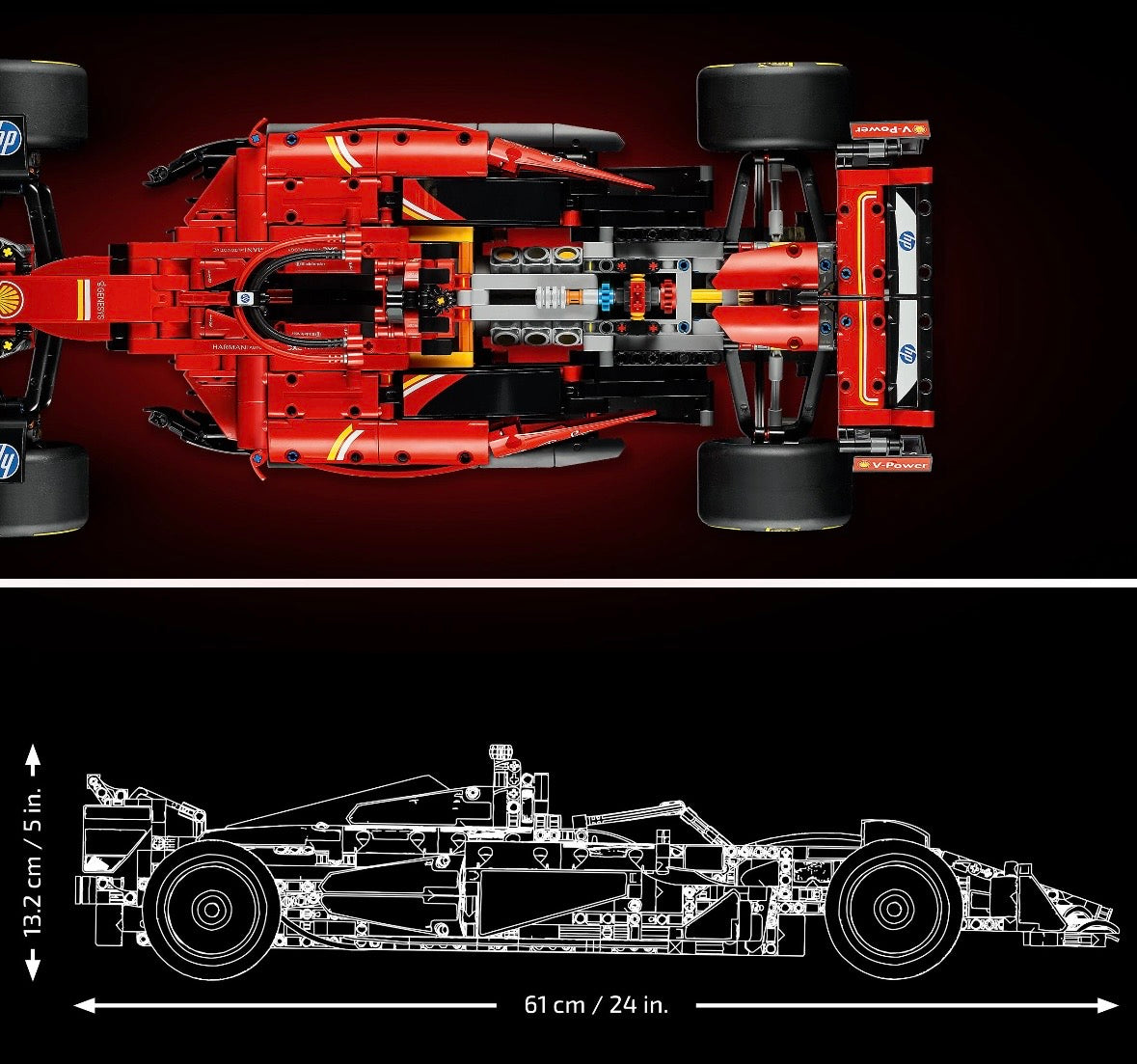 LEGO Technic 42207 Bolid F1 Ferrari SF-24 – nowy, nie złożony,komplet!