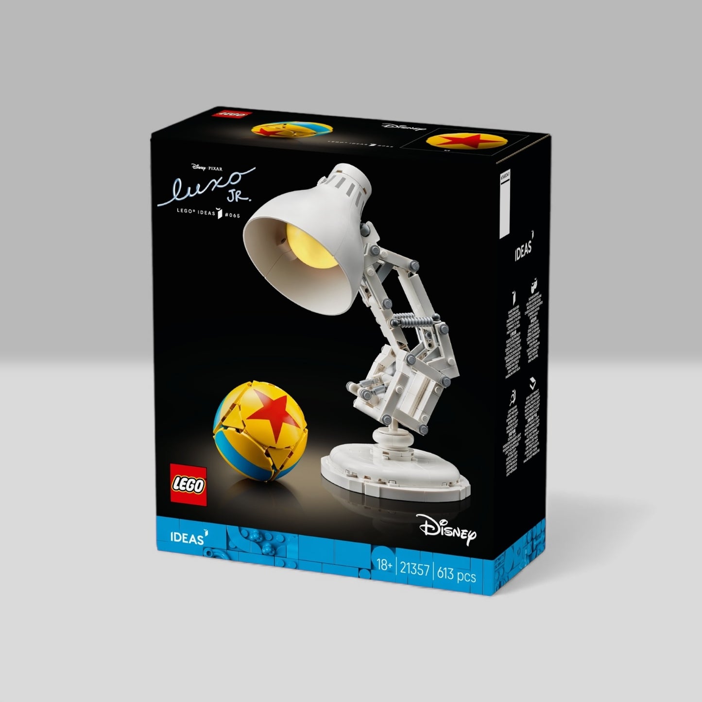 LEGO Ideas 21357 Disney Pixar Luxo Jr. – nowy, nie złożony, komplet!