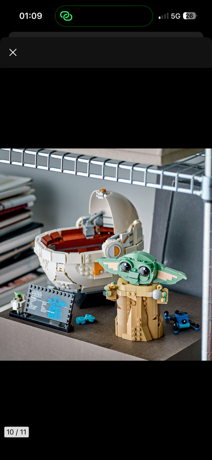LEGO Star Wars 75403 Grogu w wózku – nowy, nie złożony, komplet!