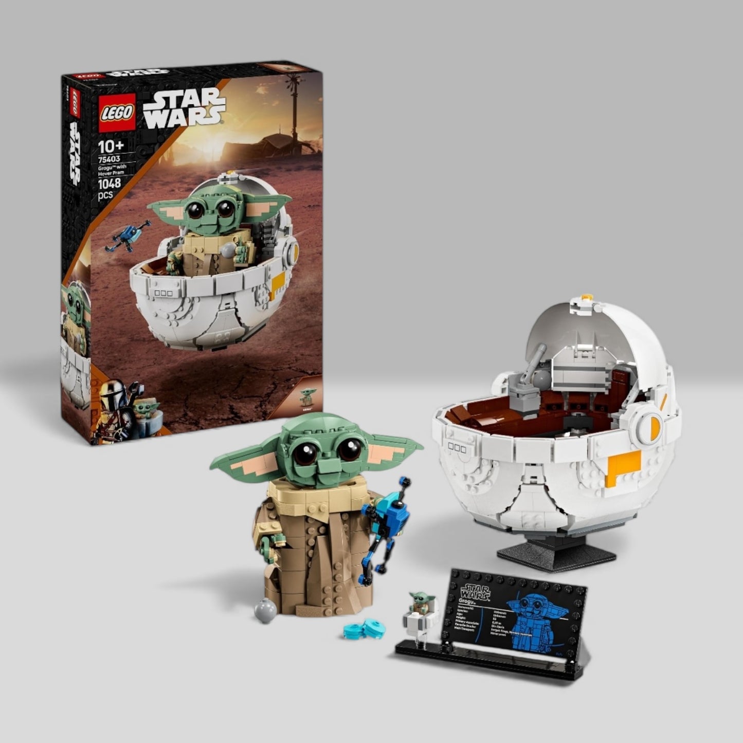 LEGO Star Wars 75403 Grogu w wózku – nowy, nie złożony, komplet!