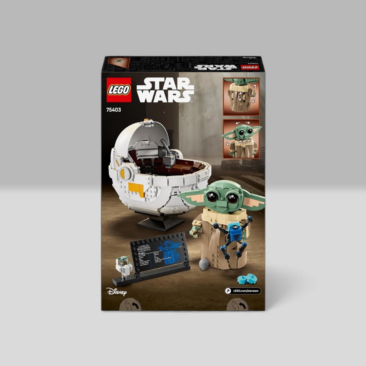 LEGO Star Wars 75403 Grogu w wózku – nowy, nie złożony, komplet!