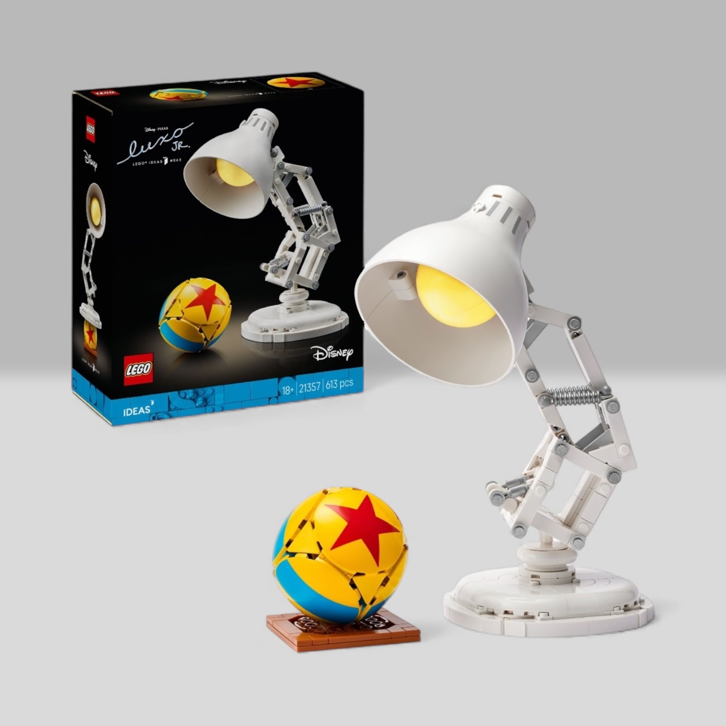 LEGO Ideas 21357 Disney Pixar Luxo Jr. – nowy, nie złożony, komplet!